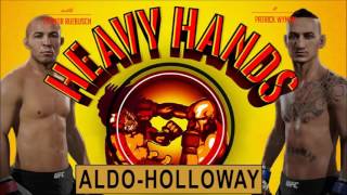 Aldo vs Holloway best FW fight in UFC history Heavy Hands 161 [upl. by Greenebaum769]