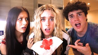 Throwing Up Blood PRANK on my BEST FRIENDS Funny Reaction [upl. by Cirdor]