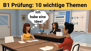 Mündliche Prüfung deutsch B1  Gemeinsam etwas planenDialog  10 wichtige Themen  sprechen Teil 3 [upl. by Acinoda945]