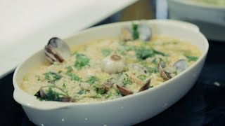 Risotto Frutti Di Mare Recipe from Batuhan Piatti with Royalty Line [upl. by Ihtak206]