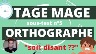 TAGE MAGE 2024  QUESTIONS  CORRIGÉS [upl. by Htor]