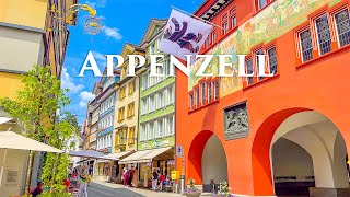 Appenzell 4K  The Most Beautiful Canton in Switzerland  Travel Vlog Walking Tour [upl. by Ijies]