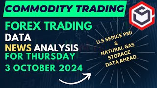 Commodity Trading Data for Today Thursday 3 October 2024 [upl. by Edelstein285]