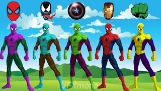 TEBAK GAMBAR TOP SUPERHERO AVENGERS SPIDERMAN VENOM CAPTAIN AMERICA IRON MAN HULK MARVEL [upl. by Lamaaj]