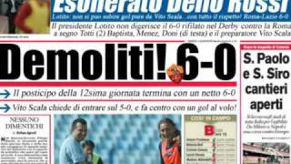 RomaLazio Corriere dello Sport dopo il derby [upl. by Fitzsimmons247]