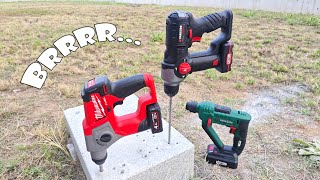 Parkside Performance 12V Hammer Drill vs Milwaukee M12 Sub Compact SDSPlus Hammer [upl. by Claude696]