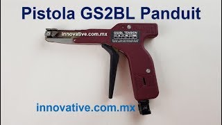 Pistola GS2BL Panduit  Fabricación de Arneses de Cables  OEM y Maquiladoras [upl. by Selway]