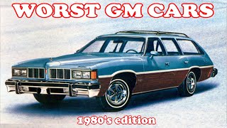 Worst cars of the 80s from General Motors [upl. by Nagrom]