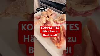 🔥 OMG Komplettes Hähnchen zu Backhendl gemacht metzger shortsmitmarietta metzgerei [upl. by Innep274]