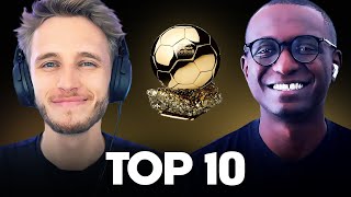 🏆 Notre top 10 du Ballon dOr avec LesOUTSIDERZ [upl. by Shayla]