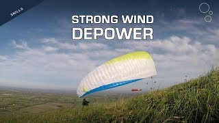 Strong Wind Depower Rear Riser Control [upl. by Gardell917]