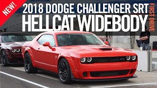 2018 Dodge Challenger SRT Hellcat Widebody First Drive Review Test Drive [upl. by Barnaba]