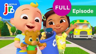 JJs Bear Dance  Nina Meets the Garbage Truck  Pajama Party Song FULL EPISODE 🐞 CoComelon Lane [upl. by Onahpets]