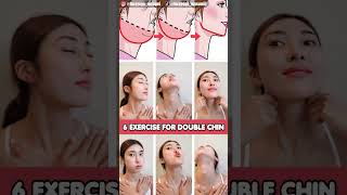 10sec Double Chin Removal Exercise  Get Slim Jawline V Shaped Face Naturally antiaging shorts [upl. by Clintock643]