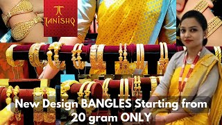 Tanishq Gold Bangles Collection with Weight and Price goldbangles jewellery bangles yt [upl. by Nomrah]