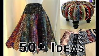 50 Ideas to Upcycle Ties  Repurposing Ties DIY [upl. by Jesus496]