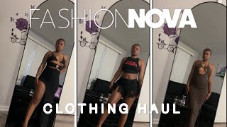 Fashion Nova Clothing Haul [upl. by Llenil927]