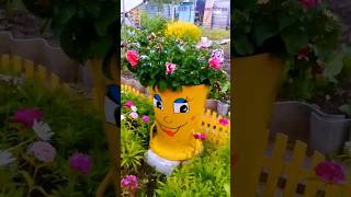 Creative garden ideas with unusual items garden creation and creativity creative gardening shorts [upl. by Alexandrina]