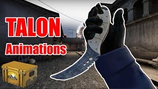 TALON KNIFE ANIMATIONS ★ CSGO [upl. by Nima65]