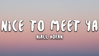 Niall Horan  Nice To Meet Ya Lyrics [upl. by Teddi]