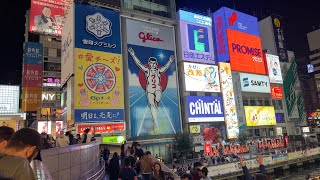 Osaka Dotonbori Live Osaka Japan [upl. by Ecerahc]