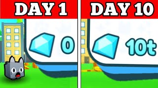 HOW to MAKE 1T Gems EVERY DAY WITHOUT TRADING in Pet Simulator X [upl. by Ynattyrb]