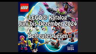 Betreutes Lesen LEGO Katalog 2024 2 Halbjahr Juni bis Dezember [upl. by Lonier]