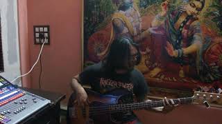 Dam Mast Qalandar Coke Studio Bass Cover  Sounak Karmakar [upl. by Suryc]