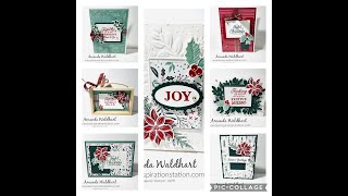 Stampin Up Merriest Moments Class with Amandas Inspiration Station [upl. by Omora]