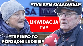 quotPolskie prawdziwe wiadomościquot quotTelewizja PiSowskaquot Polacy o likwidacji TVP  BAZAR POLITYCZNY 12 [upl. by Rramed]