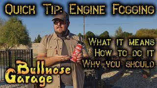 Fogging an Engine – How and Why You Should Fog Your Engine for Storage [upl. by Venn295]