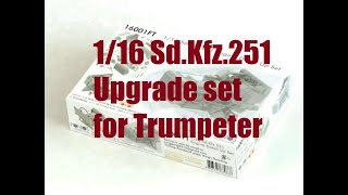 Pontos upgrade set for Trumpeter 116 SdKfz251 [upl. by Eibbil]