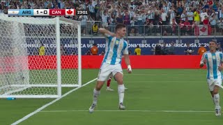 Julian Alvarez Goal Argentina Vs Canada 10 All Goals Copa America 2024 Extended Highlights [upl. by Vinson]