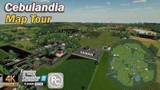 Cebulandia  Map Tour  Farming Simulator 22 [upl. by Erdried268]