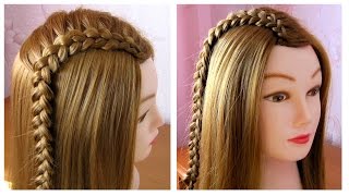 ★Tuto coiffure simple tresse facile a faire soi meme ★Coiffure pour tous les jours [upl. by Aralomo]