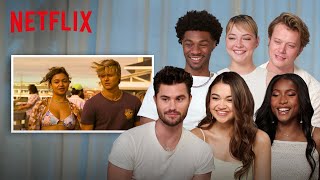 The Outer Banks Cast Reacts to Season 4 Part 1  Netflix [upl. by Zysk]