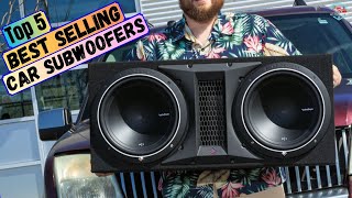 Best Selling Car Subwoofers  Top 5 Selling Car Subwoofer Review [upl. by Anitap]