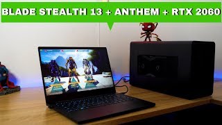 Razer Blade Stealth 13 RTX 2060  Anthem Gameplay [upl. by Abbey]