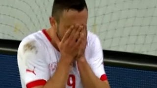 LeverkusenNeuzugang Josip Drmic vergibt Riesenchance  Schweiz  Jamaika 10  FIFA WM 2014 [upl. by Iretak627]