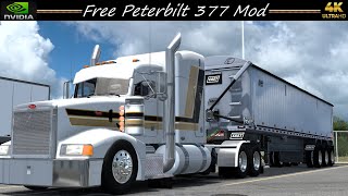 Free Peterbilt 377 Scrap Metal Haul Clinton to Woodward JBX2PNG ATS 4K 148 [upl. by Mcnamee]