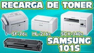 RECARGA │ REFILL DE TONER MODELO SAMSUNG 101S  MLT  D101S [upl. by Gathers]