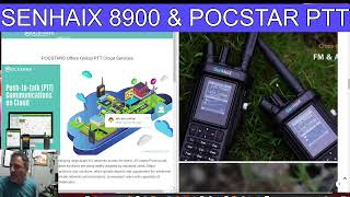 SENHAIX 8900 amp POCSTAR PTT APP [upl. by Kitti]