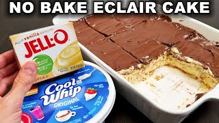 How To Make NoBake Eclair Cake [upl. by Odlanir]