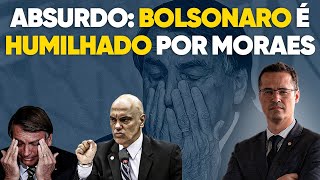 Bomba Alexandre de Moraes faz de tudo pra humilhar Bolsonaro mas direita reage [upl. by Mendy]