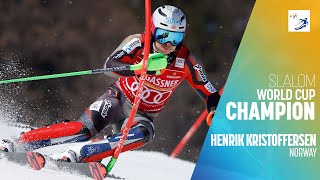 Henrik KRISTOFFERSEN  Mens Slalom World Cup CHAMPION  FIS Alpine [upl. by Elatnahs863]