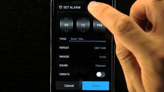 Alarm Clock Android App Demo  DailyAppShow [upl. by Euqirne]