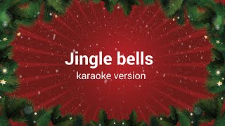 Jingle Bells karaoke with lyrics  HQ Audio Full HD [upl. by Ialohcin]