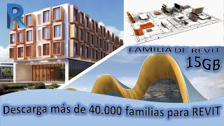 Descarga más de 40 000 familias para REVIT Familia de Revit [upl. by Ragas]