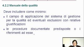 Manuale della qualità  Videolezioni UNI EN ISO 90012008  29elode [upl. by Hpsoj]