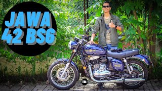 Jawa 42 BS6  Specs  Price  Detailed Ride Review  Better than RE 350 [upl. by Rimola]